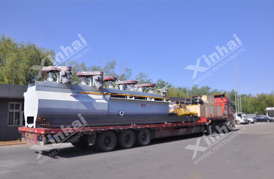 Flotation cell is deliveried to Cu-Pb-Zn-Fe plant.jpg
